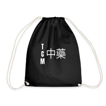 TCM - Drawstring Bag - black - Front