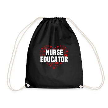 Infirmière instructrice - Sac de sport léger - noir - Devant