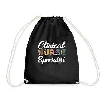 Specialist - Clinical Nurse - Drawstring Bag - black - Front