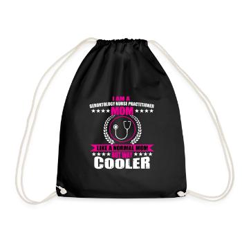 Gerontology Nurse Practitioner Mom - Drawstring Bag - black - Front