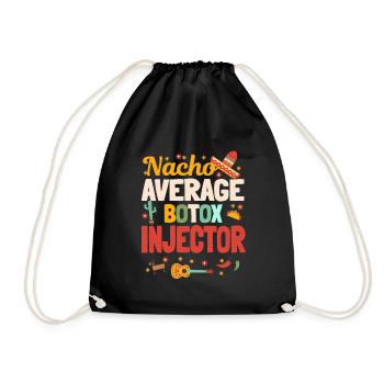 Nacho Average Botox Injector Mexico - Drawstring Bag - black - Front