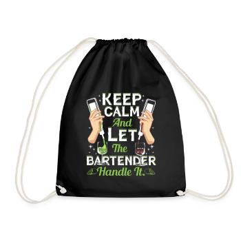 Bartender Handling - Drawstring Bag - black - Front
