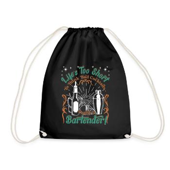 Cocktail de bain - Sac de sport léger - noir - Devant