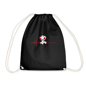 Voodoo Doll Heartbeat - Sac de sport léger - noir - Devant
