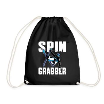 Spin Grabber Freestyle Skiing - Turnbeutel - Schwarz - Vorne