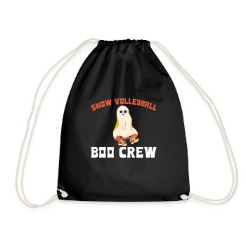 Snow Volleyball Halloween Costume - Drawstring Bag - black - Front