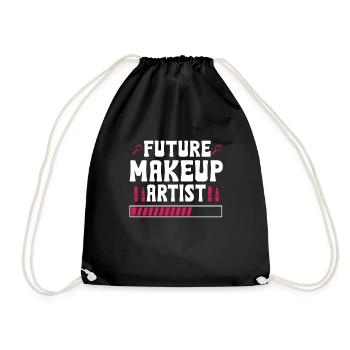 Future Makeup Artist T-shirt - Turnbeutel - Schwarz - Vorne