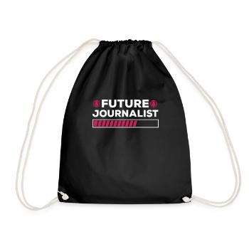Future Journalist Shirt Media Journalism - Sac de sport léger - noir - Devant
