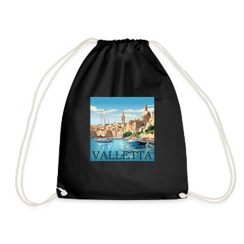 La Valette Malte Joyau méditerranéen - Sac de sport léger - noir - Devant