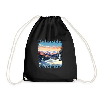 Telluride, Colorado, USA - Ski- und - Turnbeutel - Schwarz - Vorne