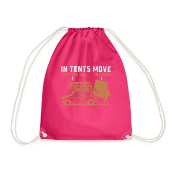 in tents move the tent bag the tent - Turnbeutel - Fuchsia - Vorne