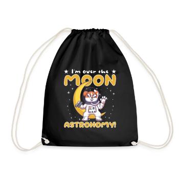Je suis aux anges pour l’astronomie ! - Sac de sport léger - noir - Devant