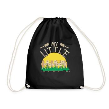 My little garden - Drawstring Bag - black - Front