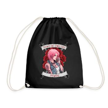 I'm not like other women, I'm worse - Drawstring Bag - black - Front