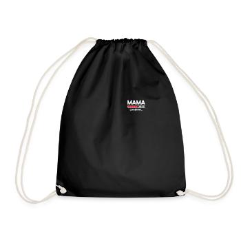 Maman 2025 Chargement Grossesse 2025 Bientôt Maman - Sac de sport léger - noir - Devant