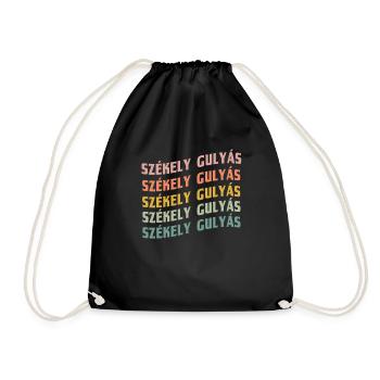 Szekely Gulyas - Drawstring Bag - black - Front