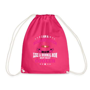 Kolbász Beloved Mom - Drawstring Bag - fuchsia - Front
