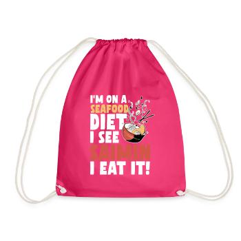 Fruits de mer Saimin - Sac de sport léger - fuchsia - Devant