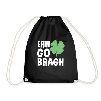 Erin Go Bragh – Fête de la Saint-Patrick - Sac de sport léger - noir - Devant