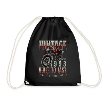 Moto Vintage Motards Motard Anniversaire 1993 - Sac de sport léger - noir - Devant