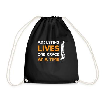 Chiropractor - Drawstring Bag - black - Front