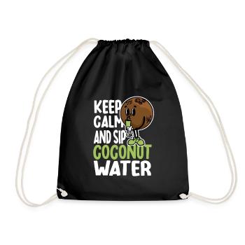 Humour à l’eau de - Sac de sport léger - noir - Devant