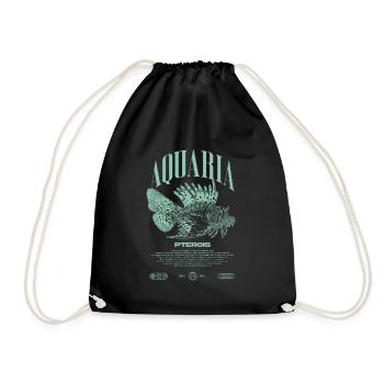Rotfeuerfisch Marine Fish Keeper Moderne Streetwear - Turnbeutel - Schwarz - Vorne