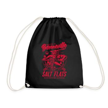 Bonneville Salt Flats Course de moto Vintage - Sac de sport léger - noir - Devant
