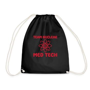 Team Nuclear Medicine Technologist - Drawstring Bag - black - Front