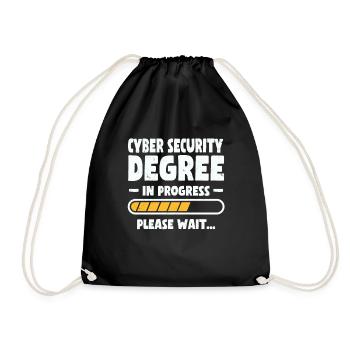 Chemise de degré de cybersécurité - Sac de sport léger - noir - Devant