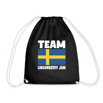 Cranberry Jam Team - Drawstring Bag - black - Front