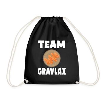 L’équipe Gravlax - Sac de sport léger - noir - Devant