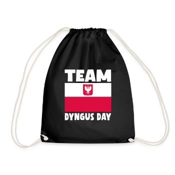Team Dyngus Day - Drawstring Bag - black - Front