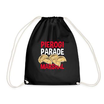Américain d’origine polonaiseDyngus Day Pierogi Parade Marshal - Sac de sport léger - noir - Devant