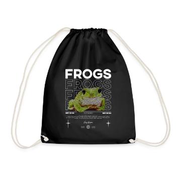 White's Laubfrosch Streetwear Froschhüter - Turnbeutel - Schwarz - Vorne