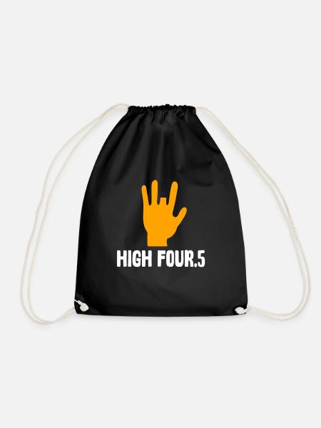Finger Amputee High Four.5 - Turnbeutel - Schwarz