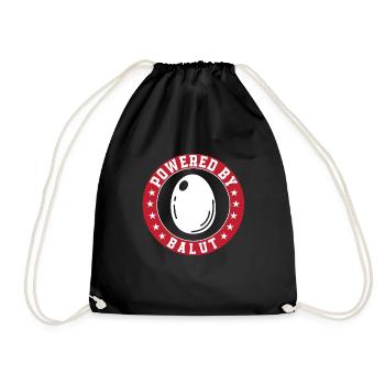 Propulsé par Balut - Sac de sport léger - noir - Devant
