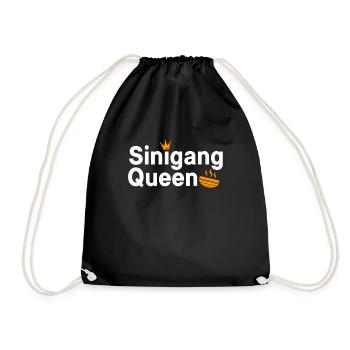 Sinigang Königin - Turnbeutel - Schwarz - Vorne