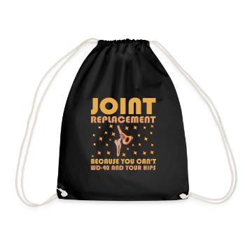 arthrosOrthopedic Surgeon – Joint Replacement - Drawstring Bag - black - Front