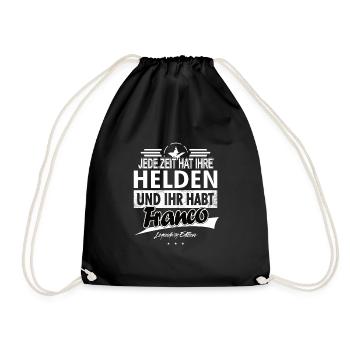 Chaque époque a ses héros Vous avez Franco - Sac de sport léger - noir - Devant