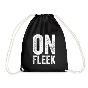 On Fleek Just On Fleek - Drawstring Bag - black - Front