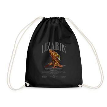 Panther Caméléon Streetwear Lézard Keeper - Sac de sport léger - noir - Devant