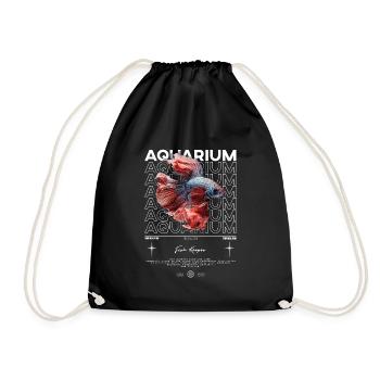 Betta Fish Keeper Streetwear moderne - Sac de sport léger - noir - Devant