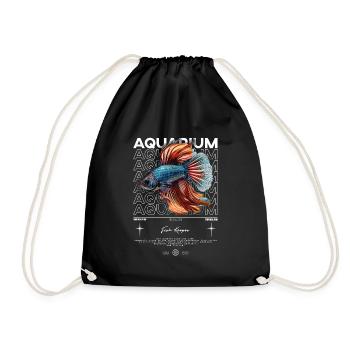 Betta Fish Keeper Streetwear moderne - Sac de sport léger - noir - Devant