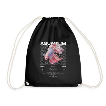 Betta Fish Keeper Streetwear moderne - Sac de sport léger - noir - Devant