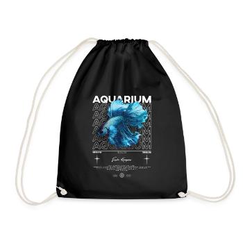 Betta Fish Keeper Streetwear moderne - Sac de sport léger - noir - Devant