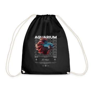 Betta Fish Keeper Streetwear moderne - Sac de sport léger - noir - Devant