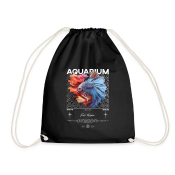 Betta Fish Keeper Streetwear moderne - Sac de sport léger - noir - Devant