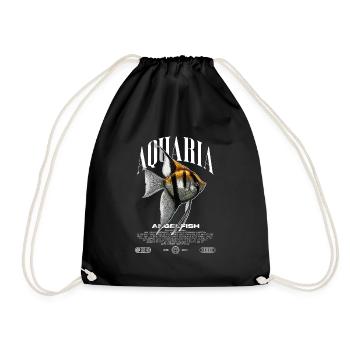 Altum Angelfish Cichlid Gardien de Poissons Streetwear - Sac de sport léger - noir - Devant