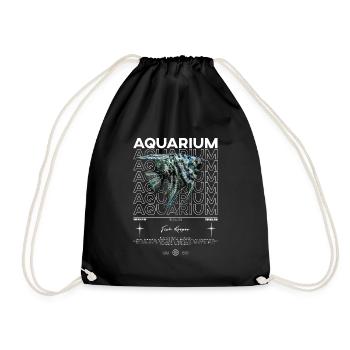 Altum Kaiserfisch Cichlid Fish Keeper Streetwear - Turnbeutel - Schwarz - Vorne